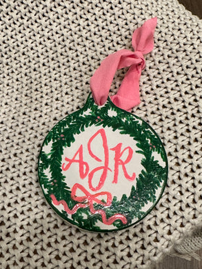 Ceramic Greenery Ornament