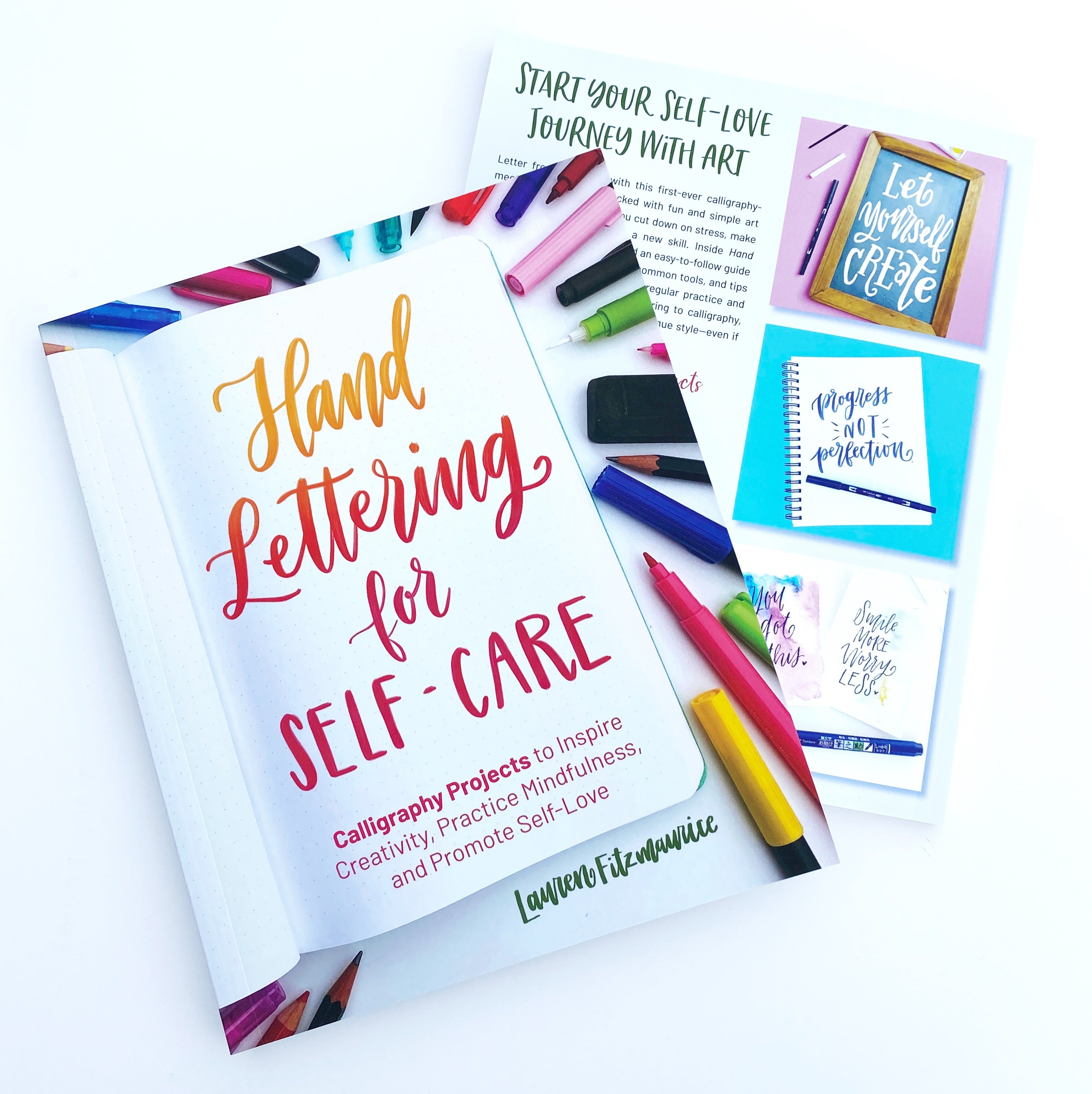 Signed Copy of Hand Lettering for Self-Care by Lauren Fitzmaurice – Renmade  Calligraphy